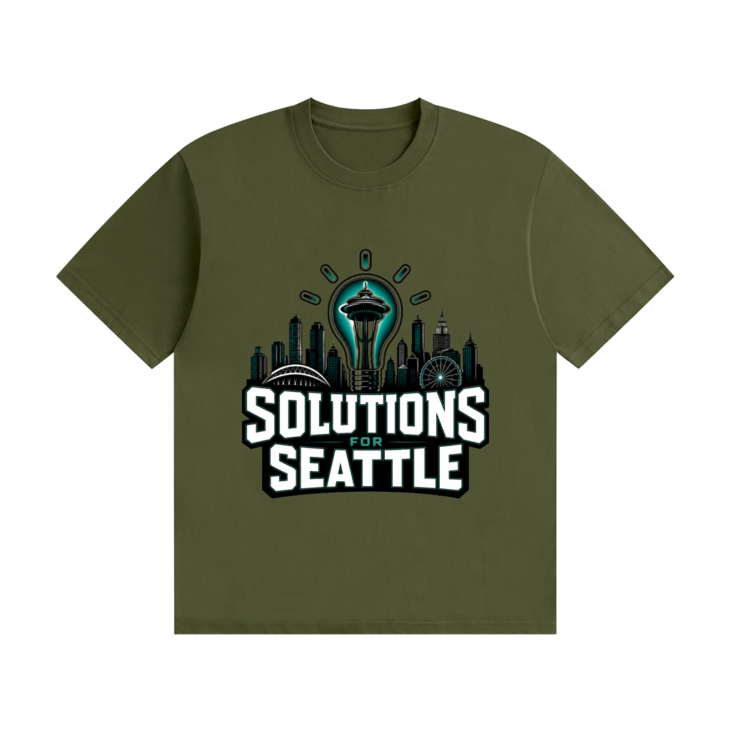 “Solutions For Seattle Statement” T-Shirt