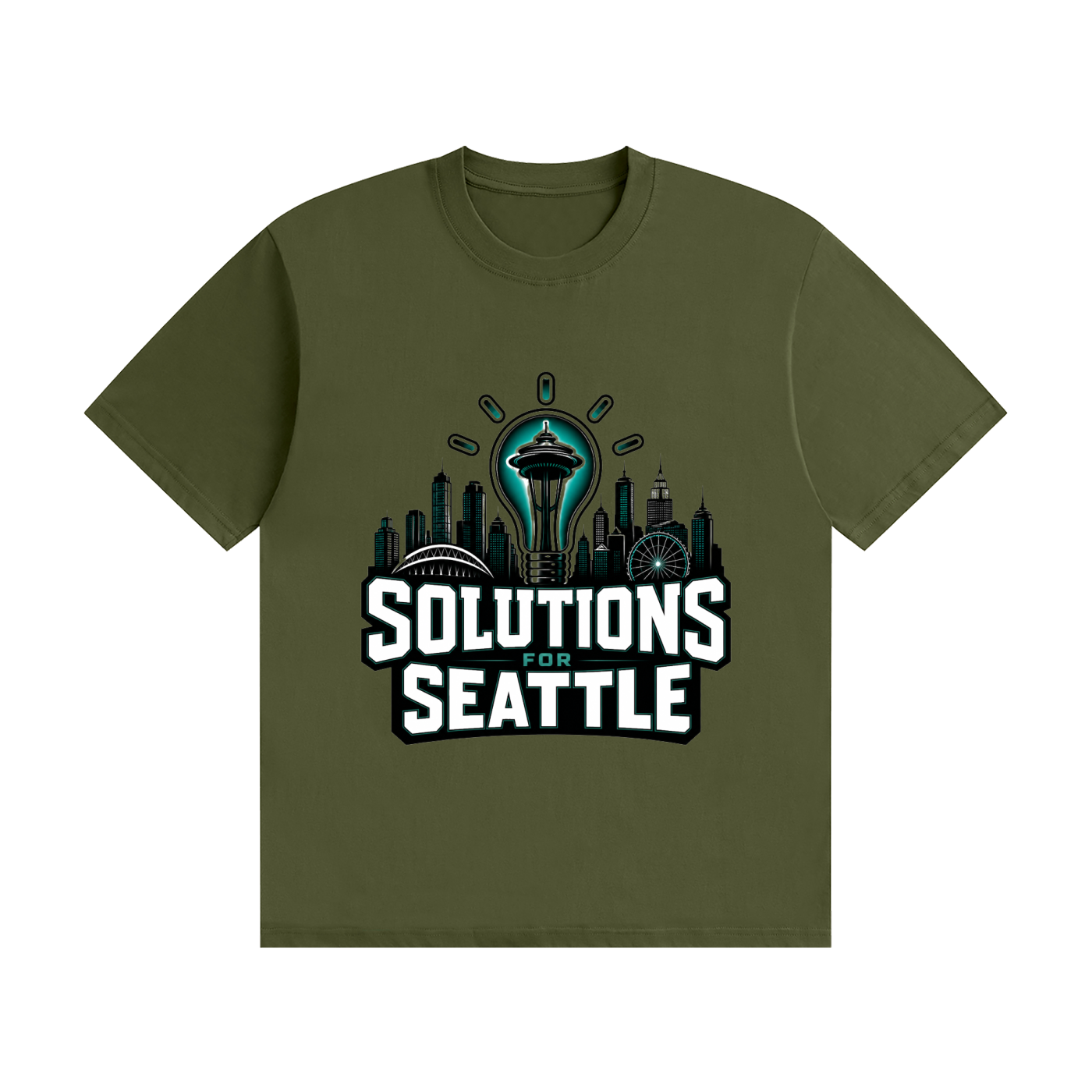 “Solutions For Seattle Statement” T-Shirt
